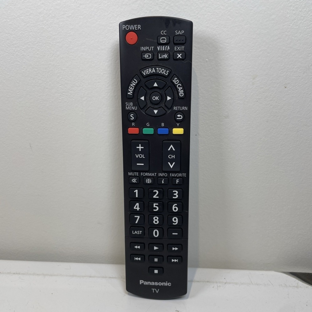 Panasonic TV Remote Control N2QAYB000570 Genuine OEM Original - Tested, Works